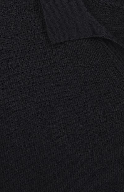 Хлопковое поло PAOLO PECORA MILANO темно-синего цвета по цене 17100 руб., арт. PP4178_001, фото 3 Хлопковое поло PAOLO PECORA MILANO, арт. PP4178_001, фото 3