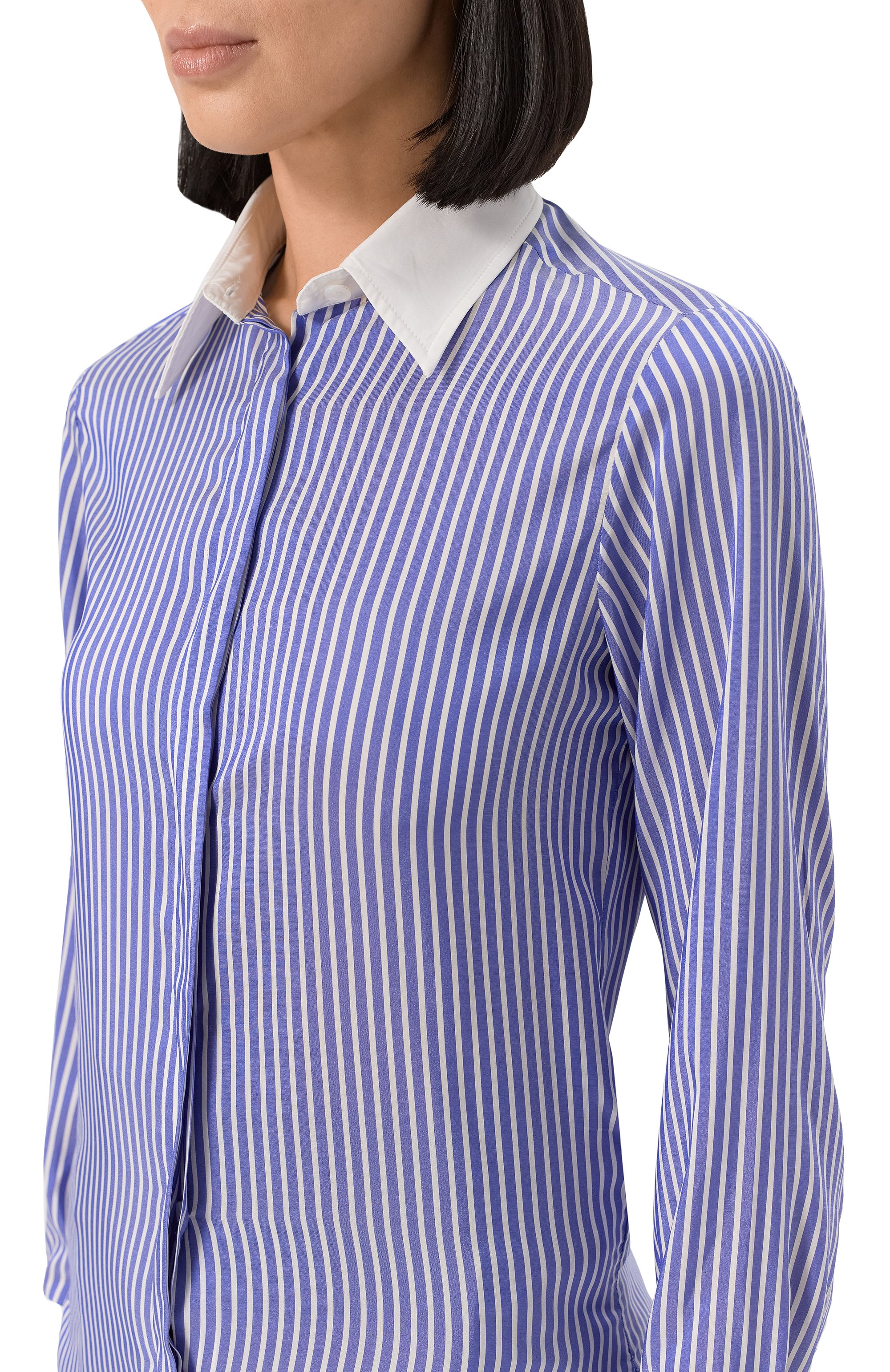 Шелковая рубашка KITON, арт. D59429K0981E01, фото 5