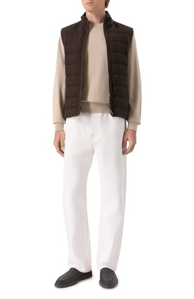 Кожаные лоферы detroit SANTONI, арт. MGDG17824SM0SWLM, фото 2