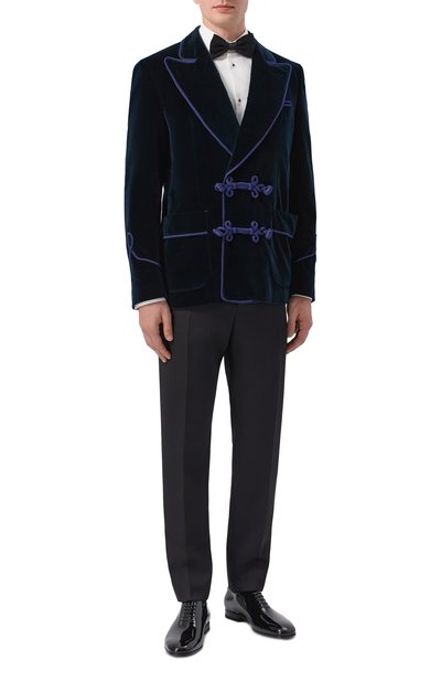 Бархатный пиджак DOLCE & GABBANA, арт. G2VQ4T/FUVG7, фото 2