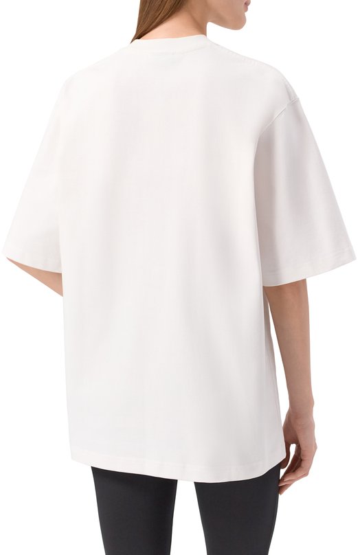 Хлопковая футболка Jacquemus 22H226JS0492099P Белый  22H226JS0492099P Фото 4