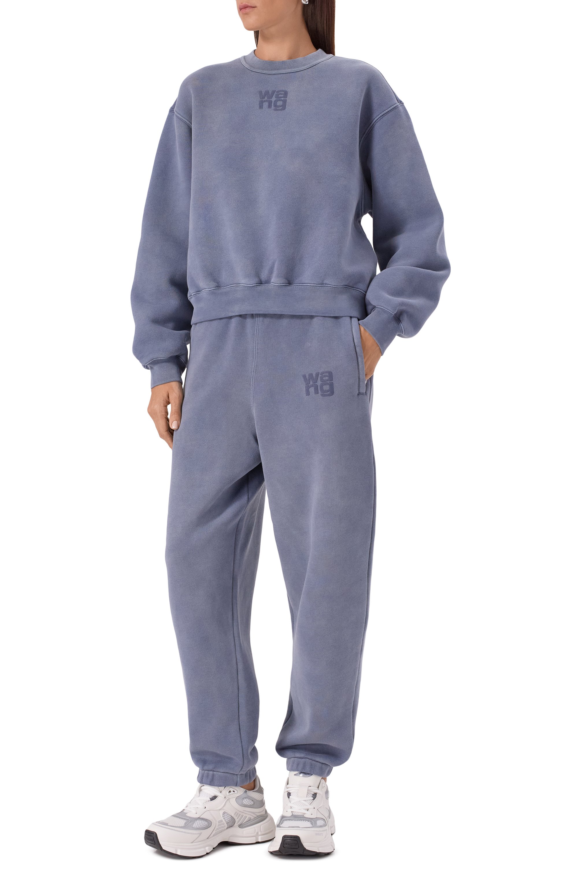 Хлопковые джоггеры ALEXANDERWANG.T, арт. 4CC3244403, фото 2