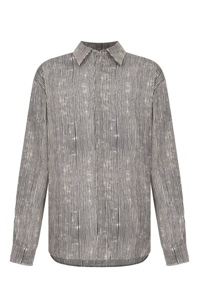 Мужская рубашка из лиоцелла и вискозы EMPORIO ARMANI, арт. EM004178/AF14214