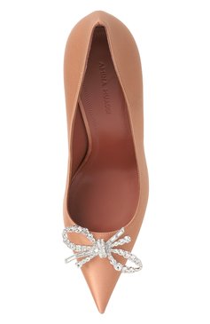 Текстильные туфли rosie 95 AMINA MUADDI, арт. R0SIE PUMP 95/LATTE, фото 4