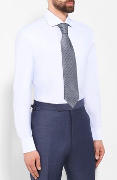 Хлопковая сорочка ZEGNA, арт. 601033/9MS0BA, фото 4