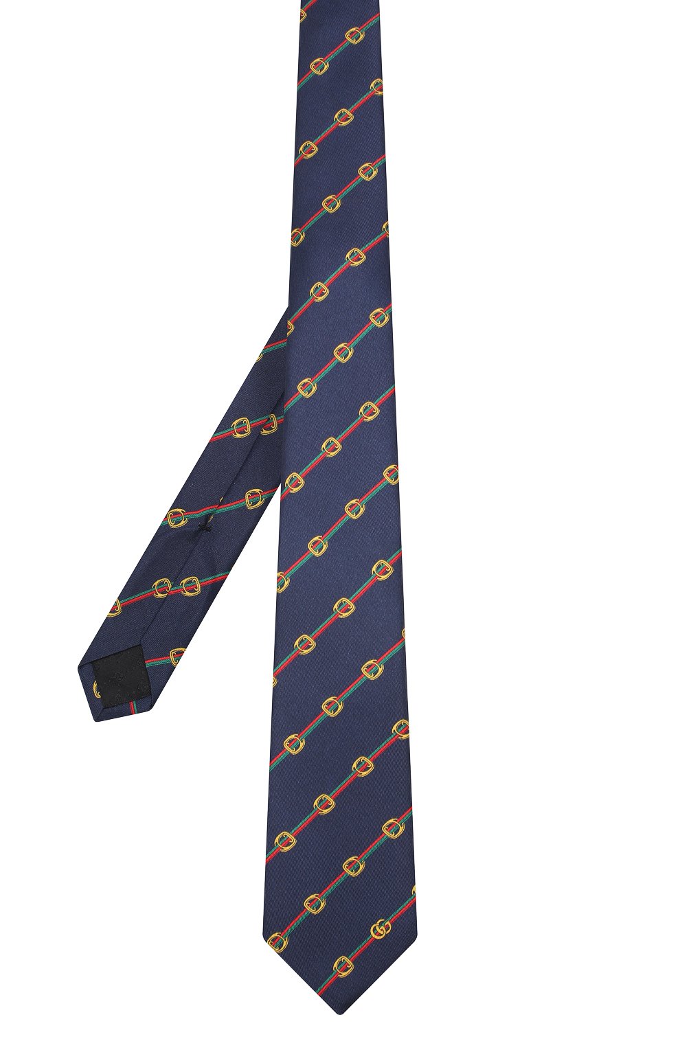 Шелковый галстук GUCCI синего цвета по цене 12850 руб., арт. 561990/4E001, фото 2 Шелковый галстук GUCCI, арт. 561990/4E001, фото 2