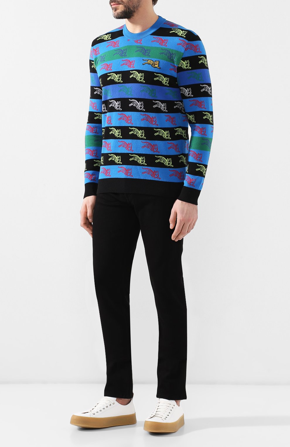 Хлопковый джемпер  KENZO, арт. 5PU2283DI, фото 2