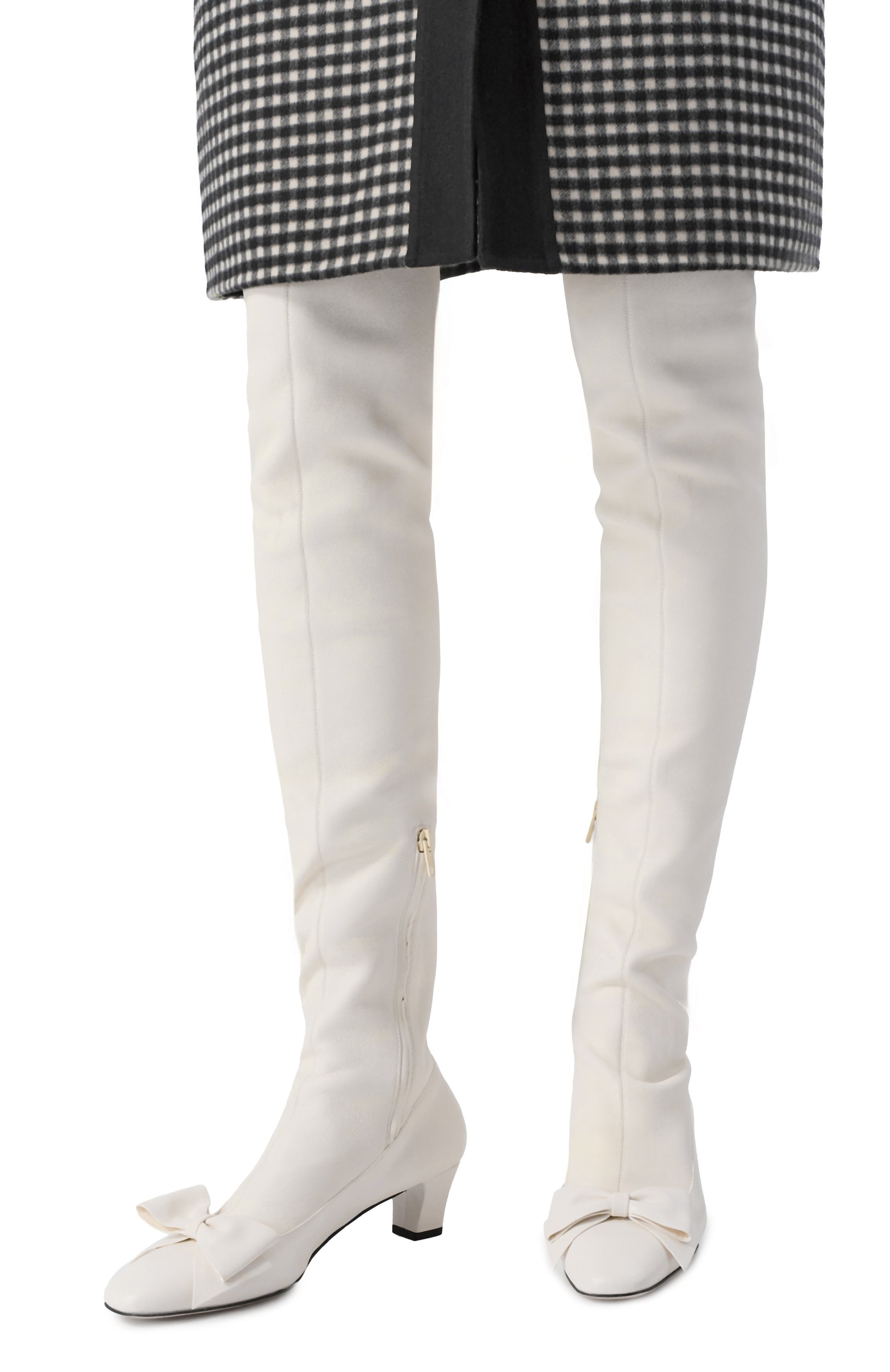 Кожаные ботфорты bowow 45 VALENTINO, арт. 7W2S0MB2/TNN, фото 2