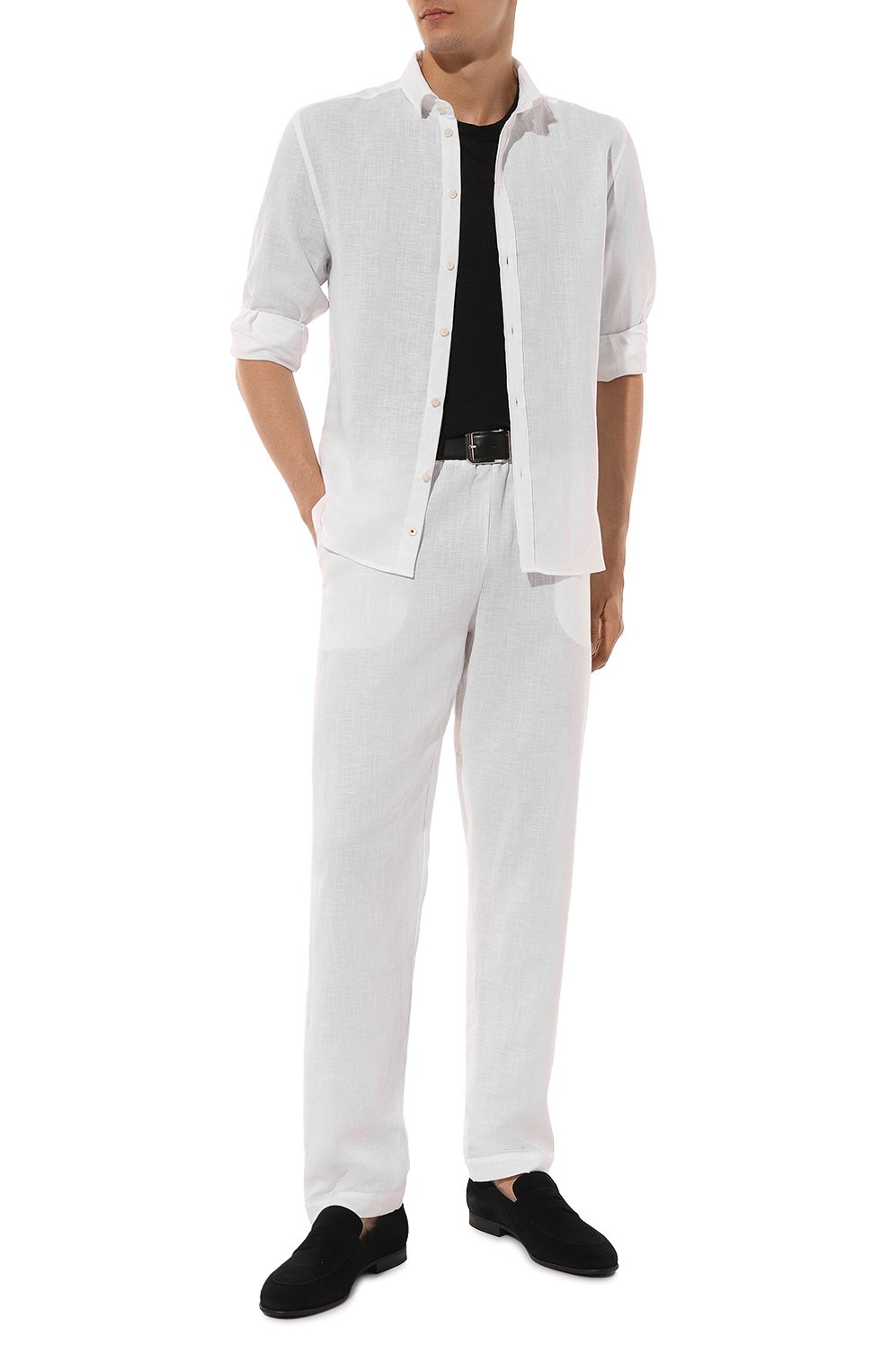 Рубашка изо льна и хлопка ZIMMERLI, арт. 4697-23200, фото 2