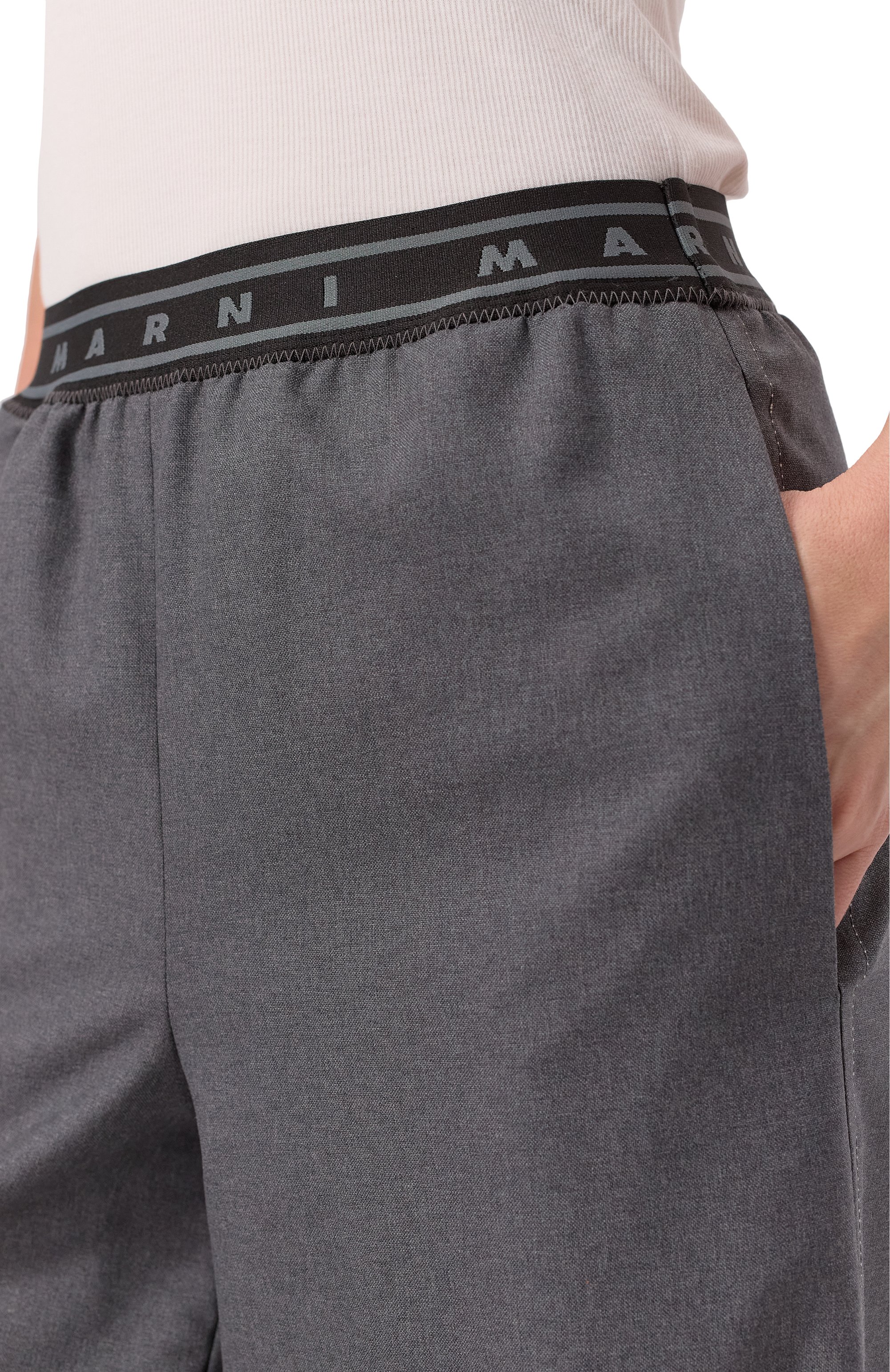 Шерстяные брюки MARNI, арт. PAMA0546SU/TW839, фото 5