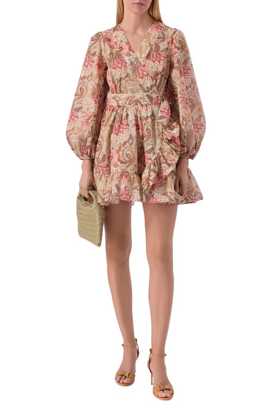 Кожаные босоножки Julia Mariposa 80 Casadei 1L453B0801/C3019 Коричневый  1L453B0801/C3019 Фото 3