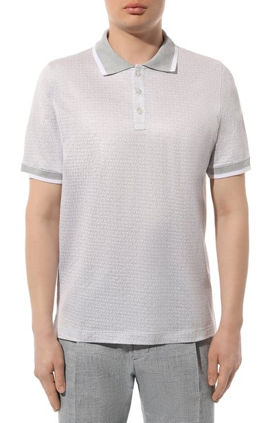 Поло из хлопка и шелка ZILLI, арт. KBP005M0107VZJA00M, фото 3