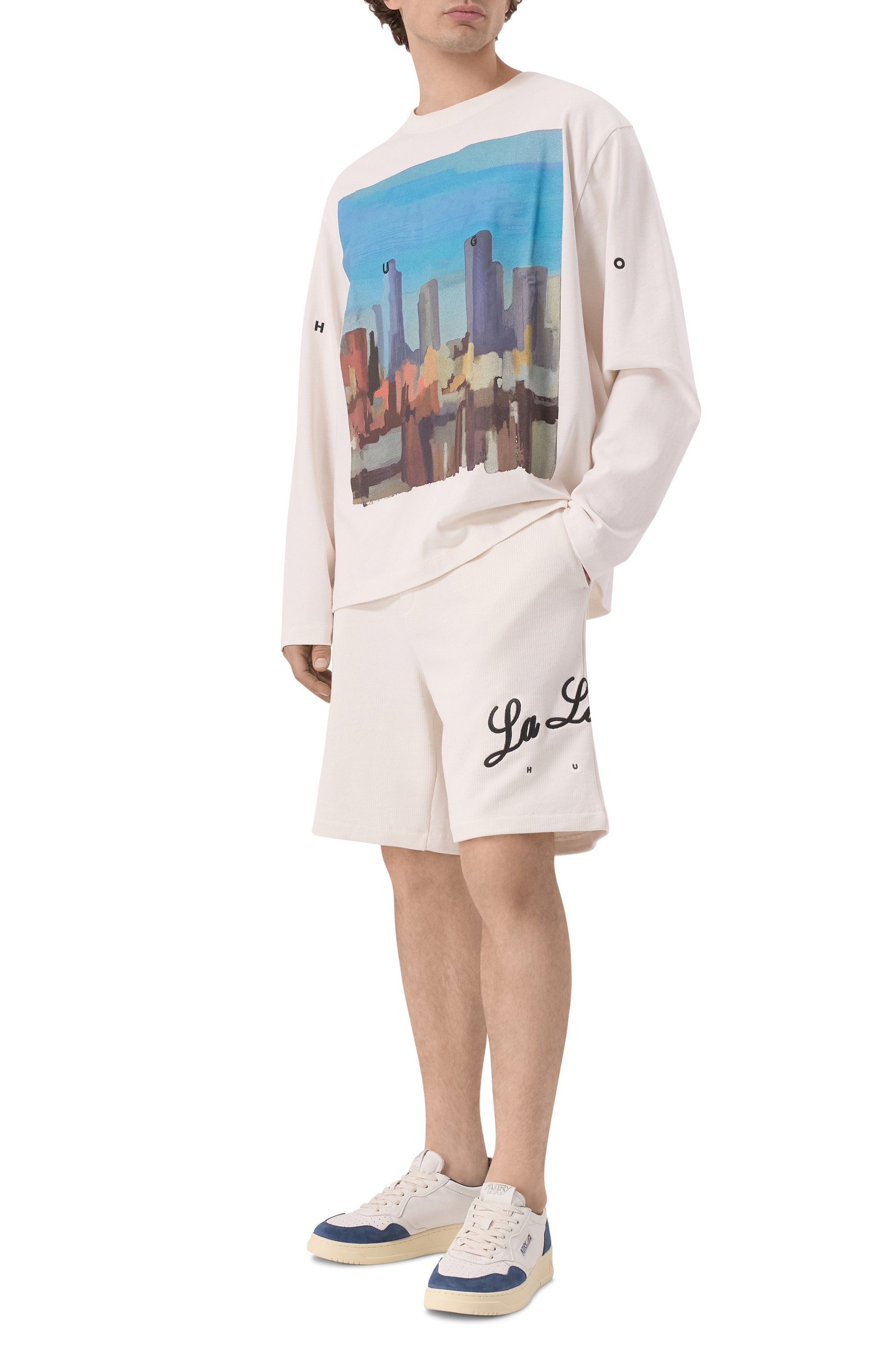 Хлопковые шорты HUGO, арт. 50539002, фото 2