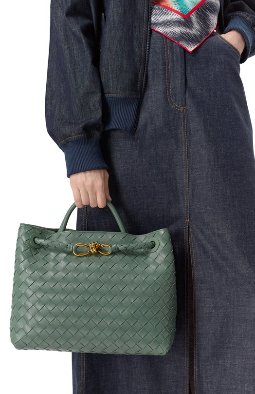 Сумка Andiamo medium Bottega Veneta 766016/VCPP Зелёный  766016/VCPP Фото 2