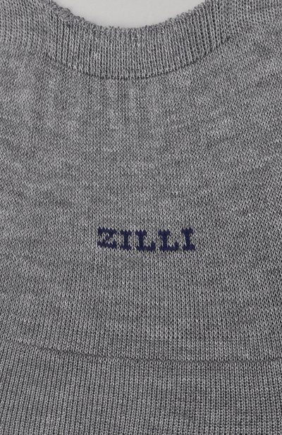 Хлопковые подследники ZILLI серого цвета по цене 5150 руб., арт. SC0005M0100VZL000, фото 2 Хлопковые подследники ZILLI, арт. SC0005M0100VZL000, фото 2