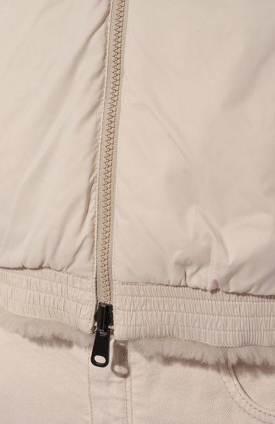 Двусторонний жилет с мехом козлика BRUNELLO CUCINELLI, арт. MPMWE3080, фото 5