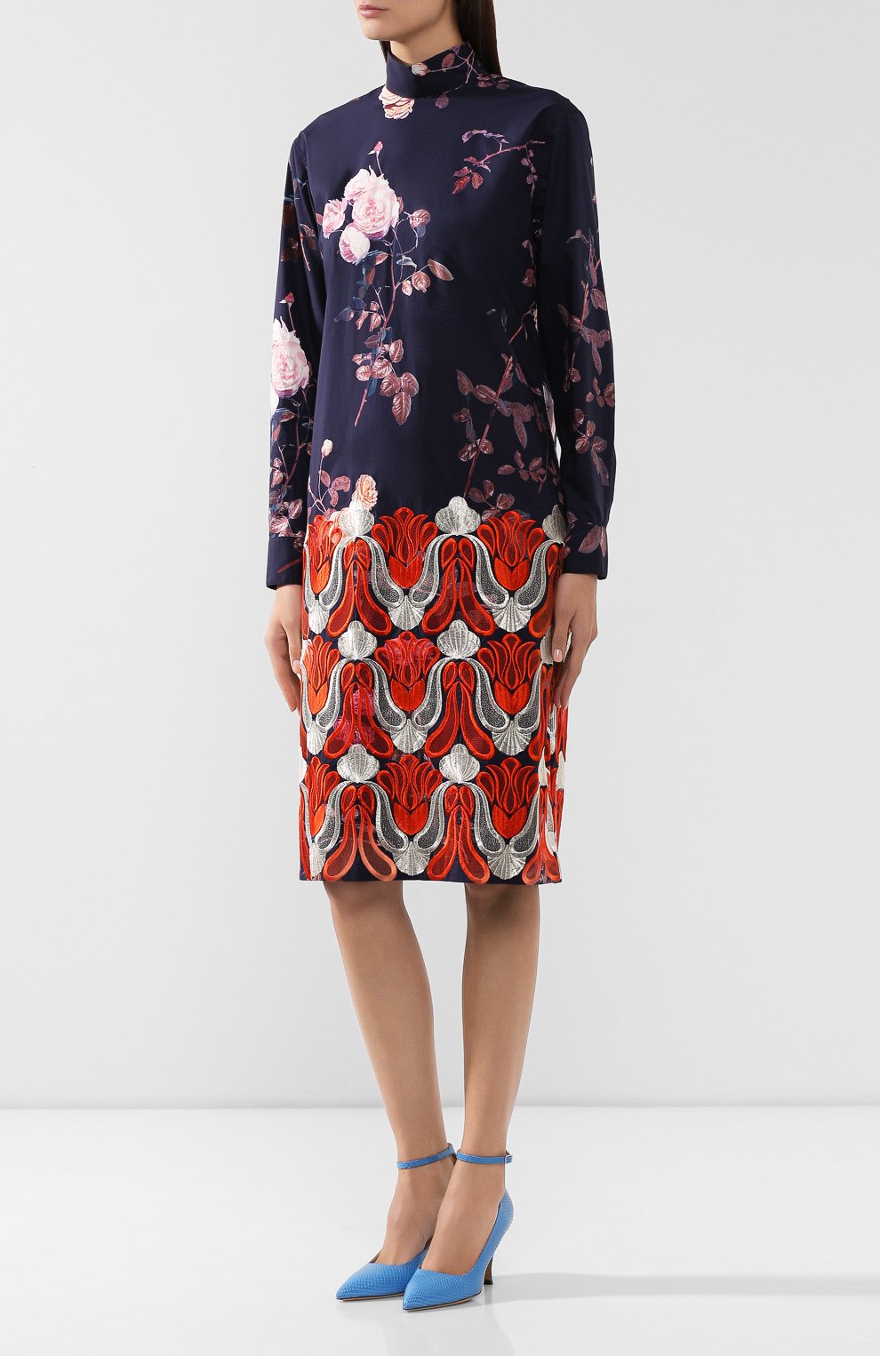 Хлопковое платье DRIES VAN NOTEN, арт. 192-31077-8007, фото 3