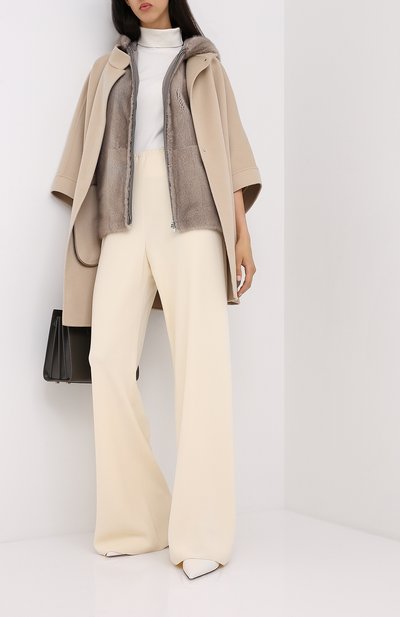 Жилет из меха норки LORO PIANA серого цвета по цене 1865000 руб., арт. FAI2580, фото 2 Жилет из меха норки LORO PIANA, арт. FAI2580, фото 2