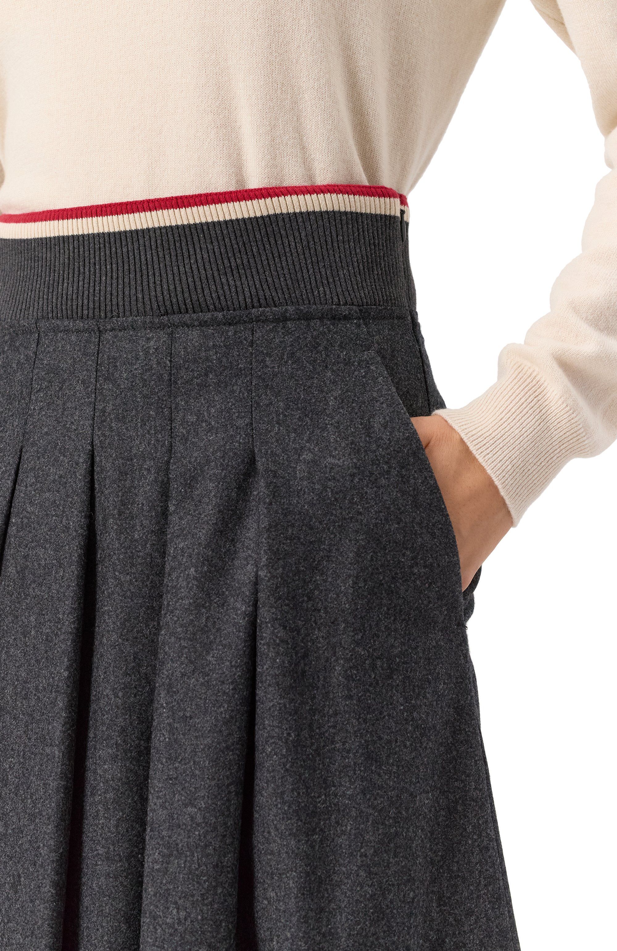 Шерстяная юбка BRUNELLO CUCINELLI, арт. M038PG3736, фото 5