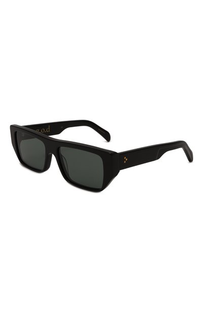Женские солнцезащитные очки G.O.D. EYEWEAR, арт. TWENTY F0UR BLACK W/GREEN LENS