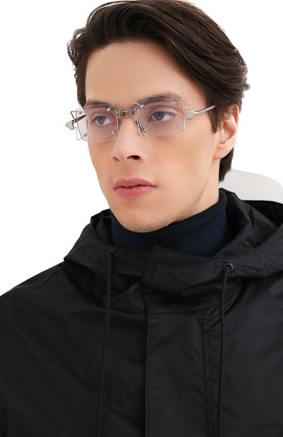 Оправа INNERRAUM серебряного цвета по цене 59950 руб., арт. 097 SM, фото 3 Оправа INNERRAUM, арт. 097 SM, фото 3