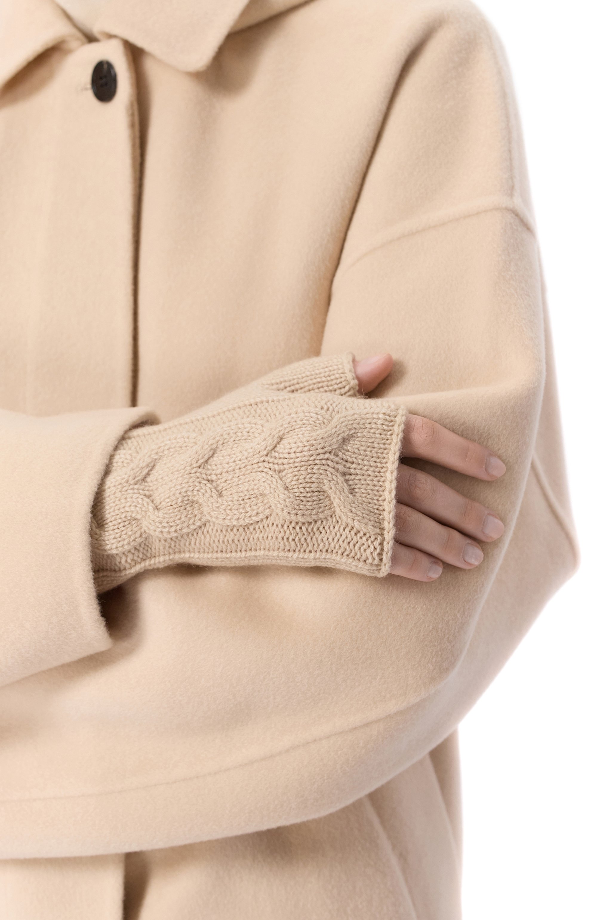 Кашемировые митенки INVERNI, арт. 6742GU, фото 2