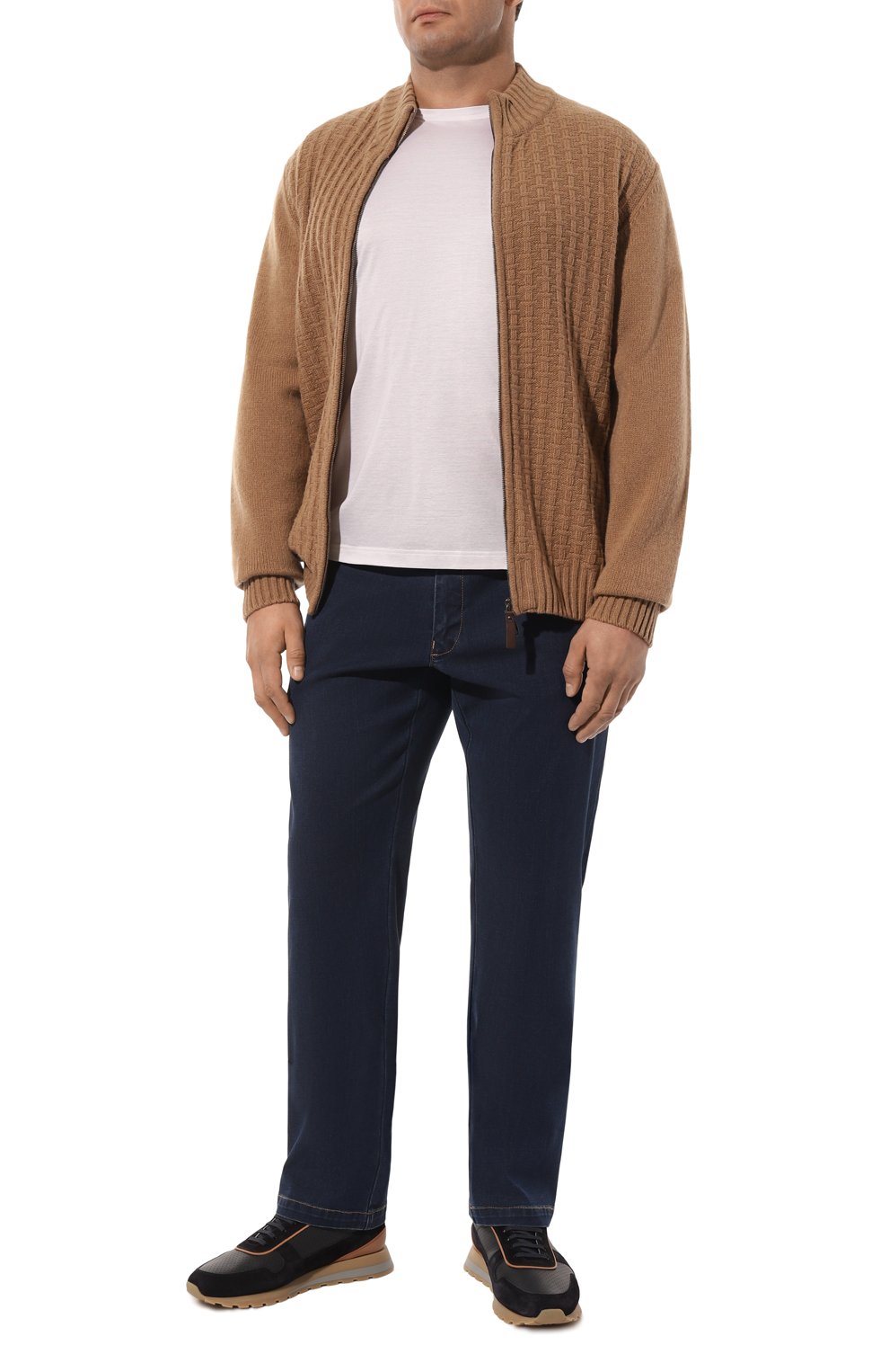 Шерстяной кардиган CANALI бежевого цвета по цене 87050 руб., арт. C0022B/MK01961, фото 2 Шерстяной кардиган CANALI, арт. C0022B/MK01961, фото 2