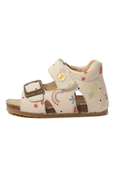 Кожаные сандалии FALCOTTO кремового цвета по цене 9630 руб., арт. 1500737/A3/18-26, фото 2 Кожаные сандалии FALCOTTO, арт. 1500737/A3/18-26, фото 2