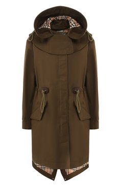 Женская парка polzeath BURBERRY хаки цвета, арт. 8017119 | Фото 1 (Материал подклада: Хлопок; Материал внешний: Хлопок; Рукава: Длинные; Статус проверки: Проверено; Стили: Классический; Кросс-КТ: Куртка; Материал сплава: Проверено, Проставлено; Драгоценные камни: Проставлено)