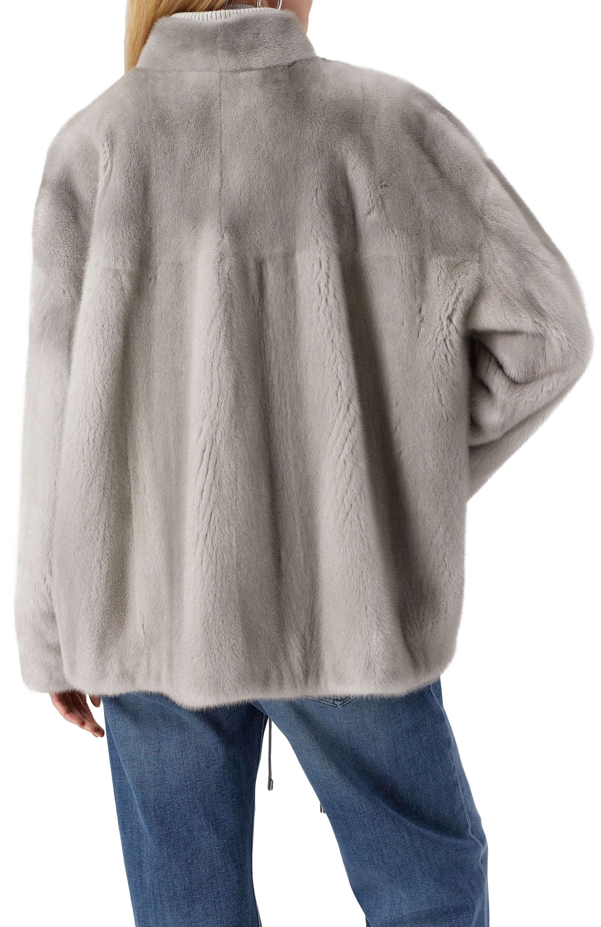 Шуба из норки MVST, арт. FTRBKZ-Y406V/F1165, фото 4