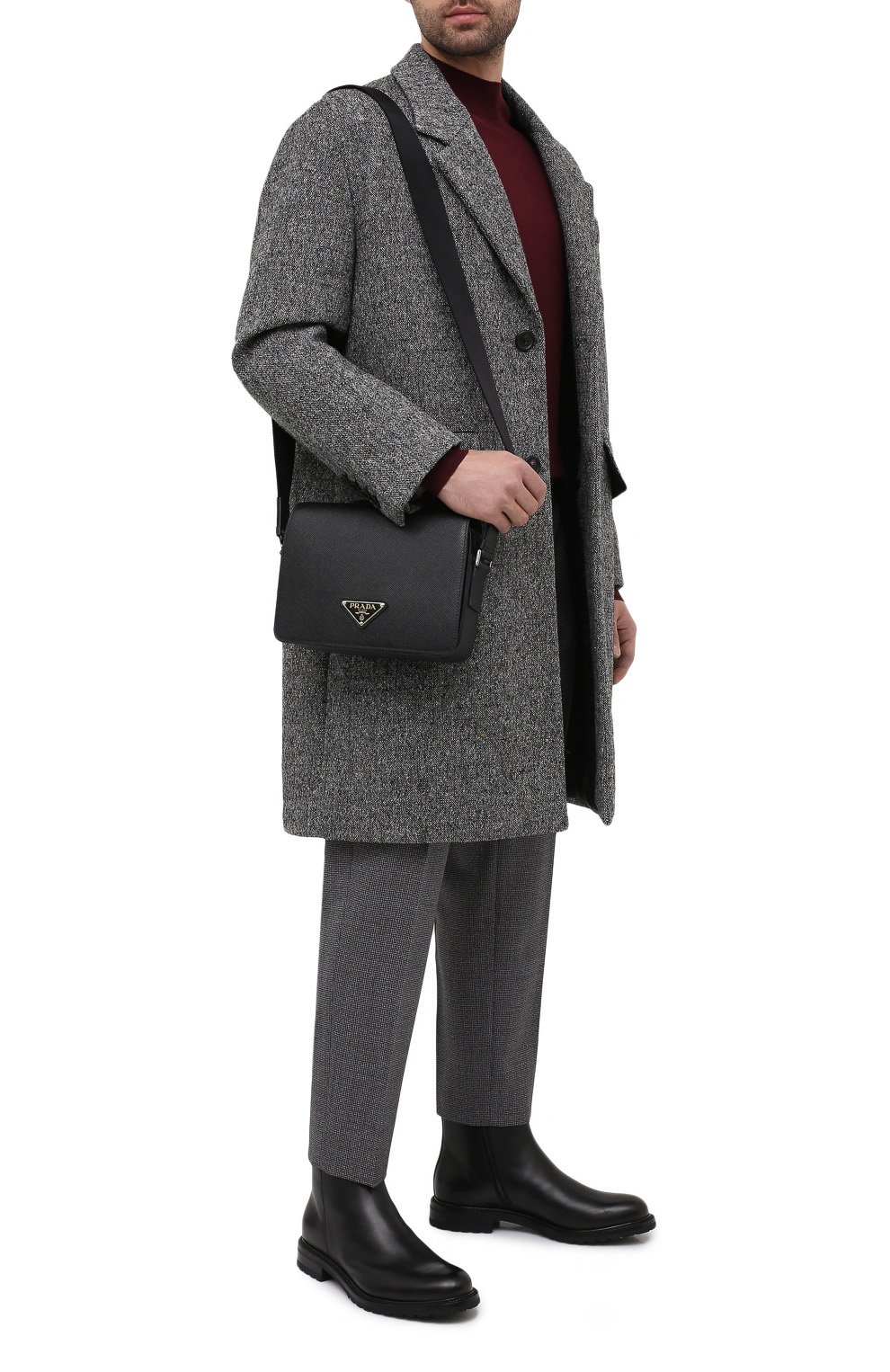 Кожаная сумка PRADA, арт. 2VD038-2FAD-F0002-OOO, фото 2