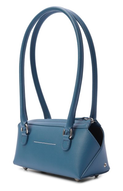 Сумка bauletto mini MM6 тёмно-голубого цвета по цене 43550 руб., арт. SB6ZH0039/P9061_001, фото 4 Сумка bauletto mini MM6, арт. SB6ZH0039/P9061_001, фото 4