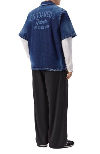 Мужская джинсовая рубашка DSQUARED2, арт. S74DM1027/S30664