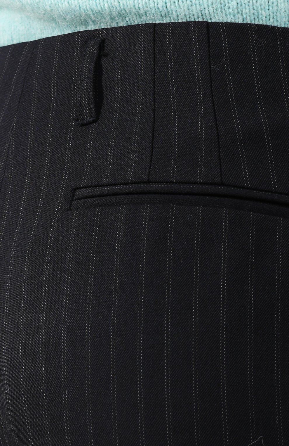 Брюки DRIES VAN NOTEN темно-синего цвета по цене 59950 руб., арт. 192-10909-8036, фото 5 Брюки DRIES VAN NOTEN, арт. 192-10909-8036, фото 5
