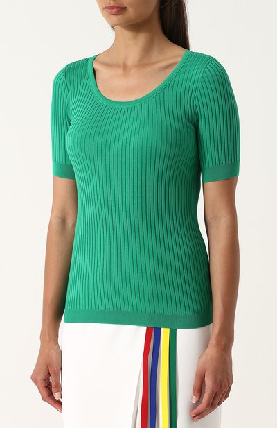 Топ фактурной вязки с круглым вырезом RALPH LAUREN, арт. 290710190, фото 3