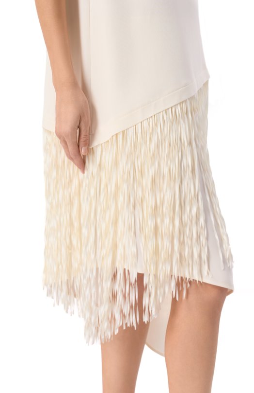 Платье из вискозы BOSS 50555052 Кремовый  50555052 Фото 4