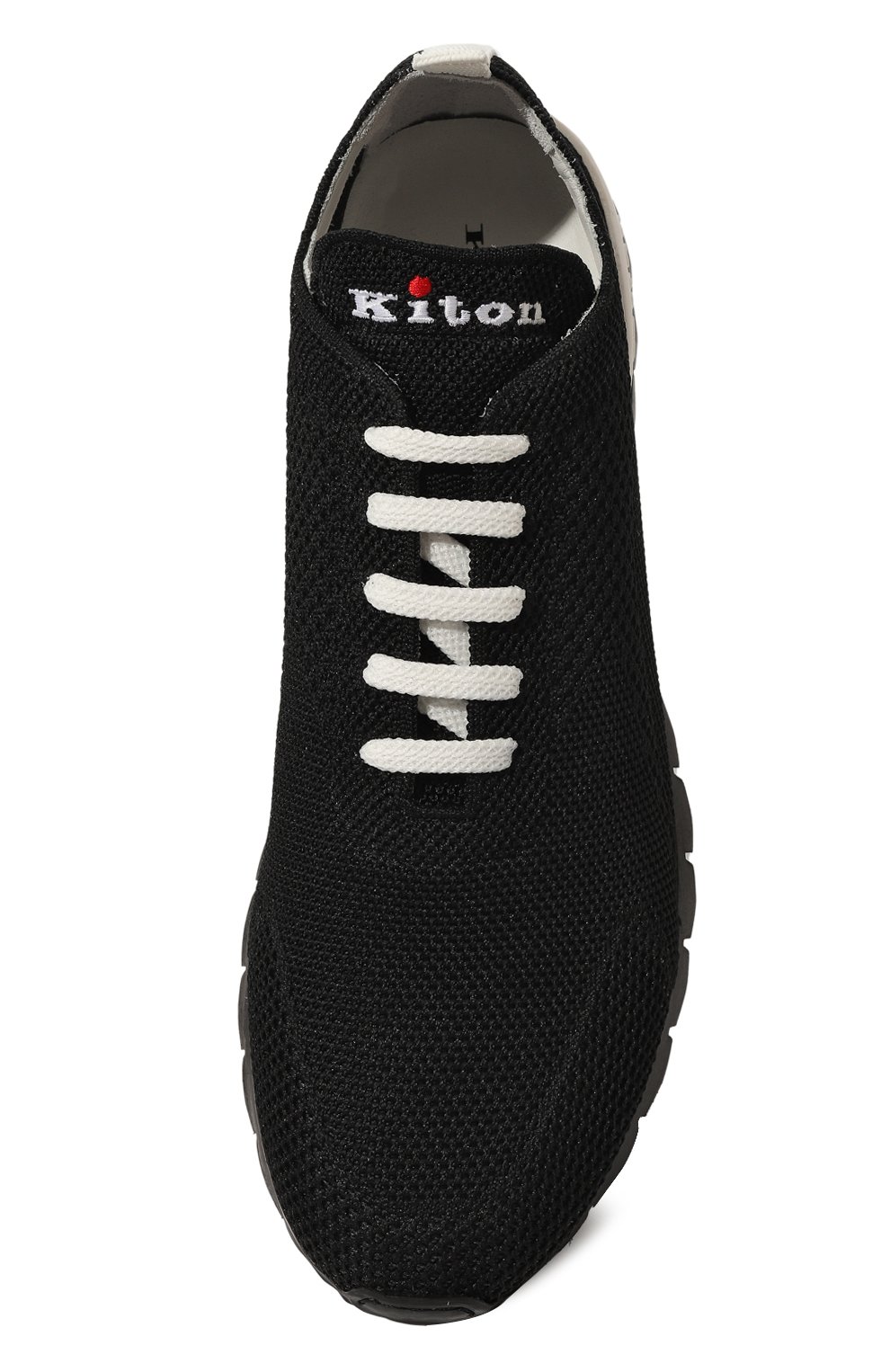 Текстильные кроссовки KITON черного цвета по цене 74400 руб., арт. USSFITN00809, фото 6 Текстильные кроссовки KITON, арт. USSFITN00809, фото 6