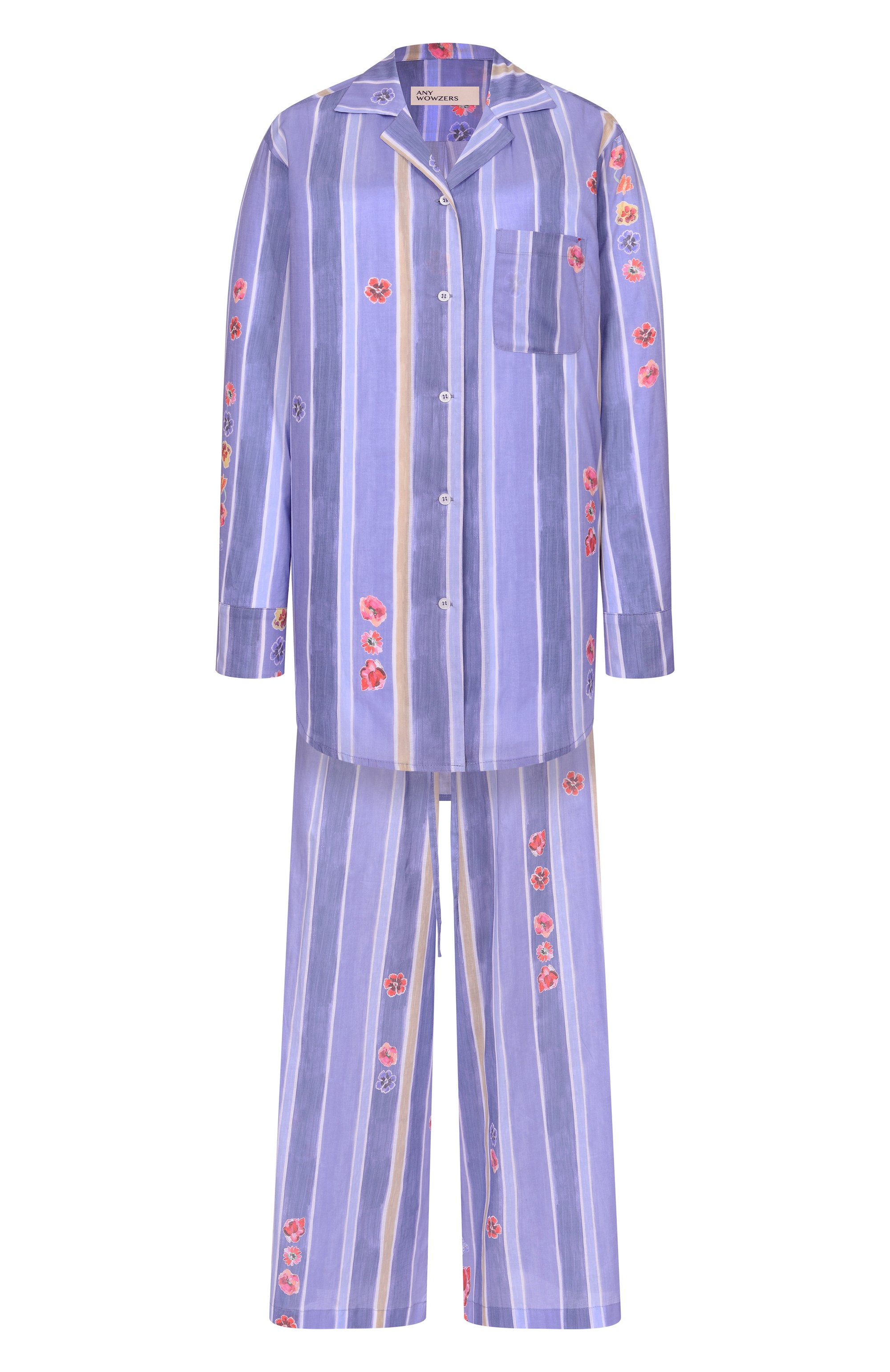 Хлопковая пижама ANY WOWZERS, арт. WKND02-STFL, фото 1