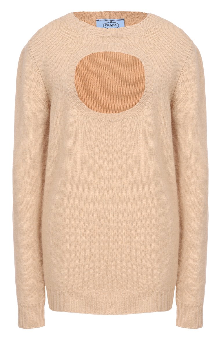 Хлопковый свитер PRADA, арт. P29837-1VXT-F0Z12-201, фото 1