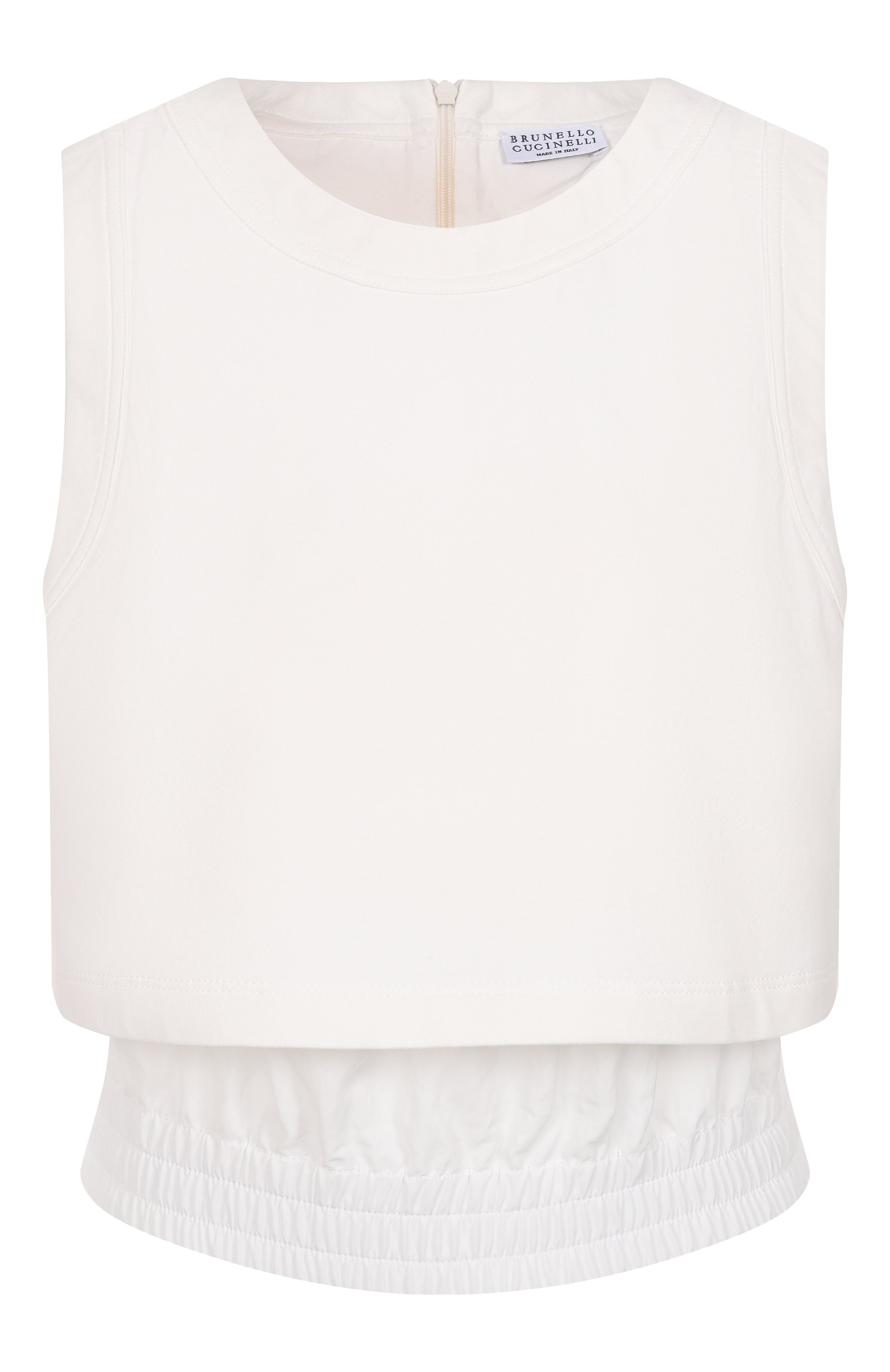 Хлопковый топ BRUNELLO CUCINELLI, арт. MH827VE700, фото 1
