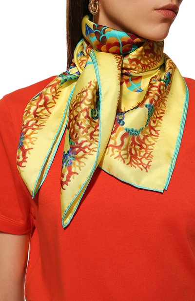 Шелковый платок mermaid KIRILL OVCHINNIKOV, арт. 90\M, фото 2
