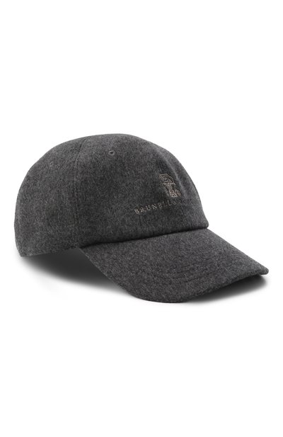 Мужская шерстяная бейсболка BRUNELLO CUCINELLI, арт. MY4499850