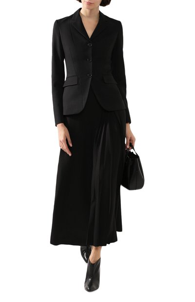 Жакет из смеси шерсти и вискозы STELLA MCCARTNEY черного цвета по цене 122000 руб., арт. 582110/SNA34, фото 2 Жакет из смеси шерсти и вискозы STELLA MCCARTNEY, арт. 582110/SNA34, фото 2