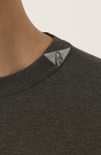 Хлопковый джемпер тонкой вязки с короткими рукавами BRIONI, арт. UMR00L/P7K02, фото 5