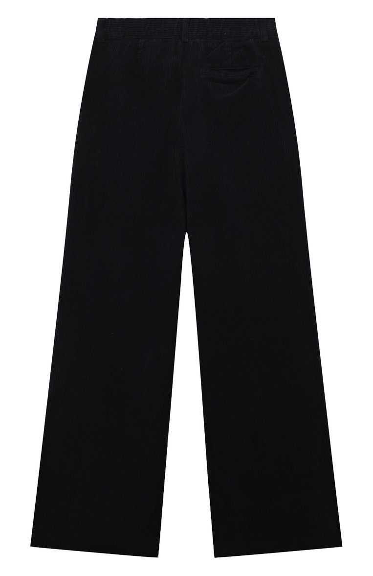 Детские хлопковые брюки ASPESI темно-синего цвета, арт. F23009PLV6012/14-16 | Фото 2 (Случай: Повседневный; Региональные ограничения белый список (Axapta Mercury): Не проставлено; Нос: Не проставлено)