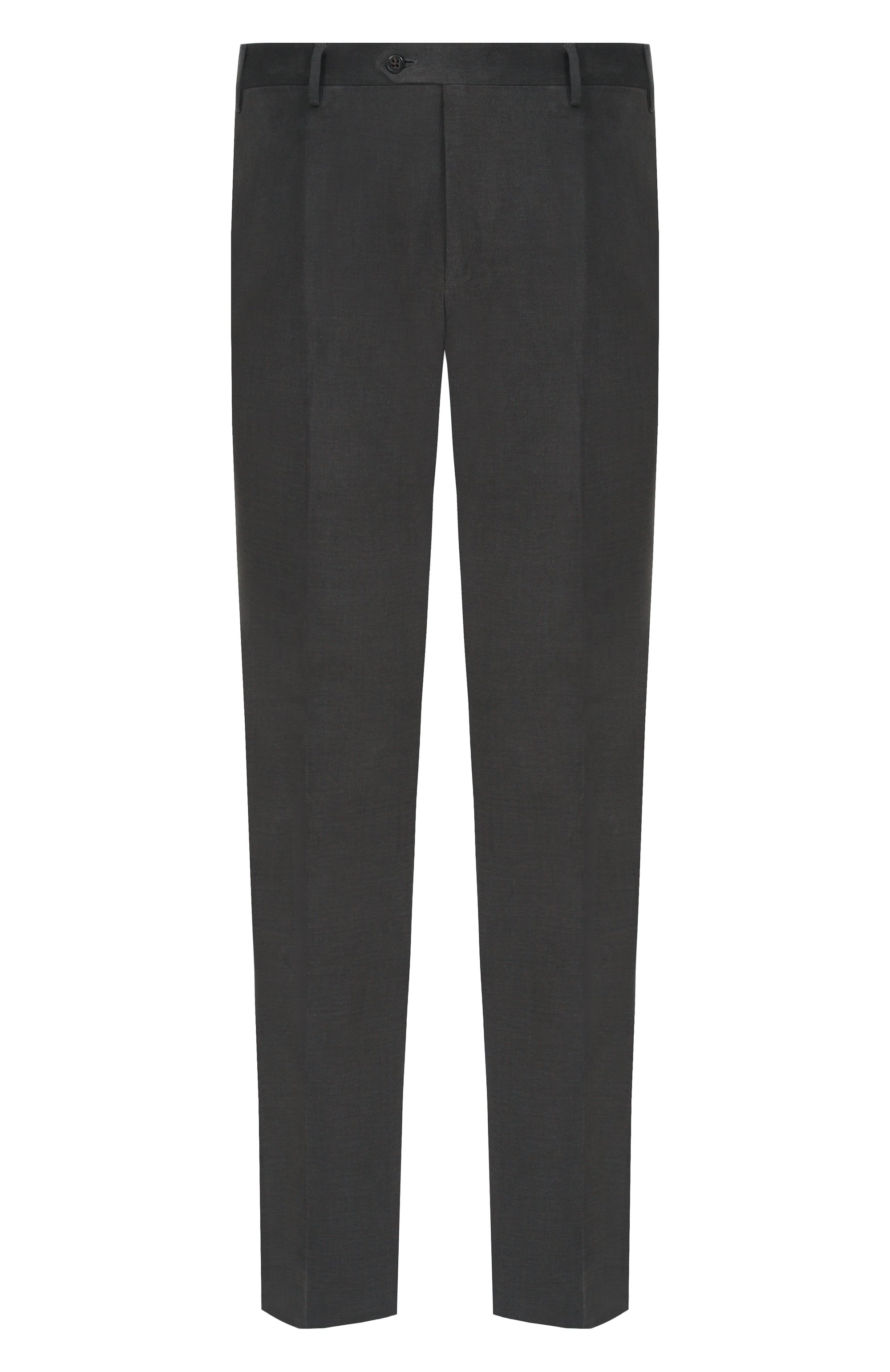 Хлопковые брюки CORNELIANI темно-серого цвета по цене 48050 руб., арт. 284B01/2A18503, фото 1 Хлопковые брюки CORNELIANI, арт. 284B01/2A18503, фото 1