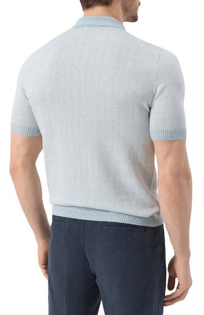 Поло изо льна и хлопка GRAN SASSO, арт. 57116/18659, фото 4