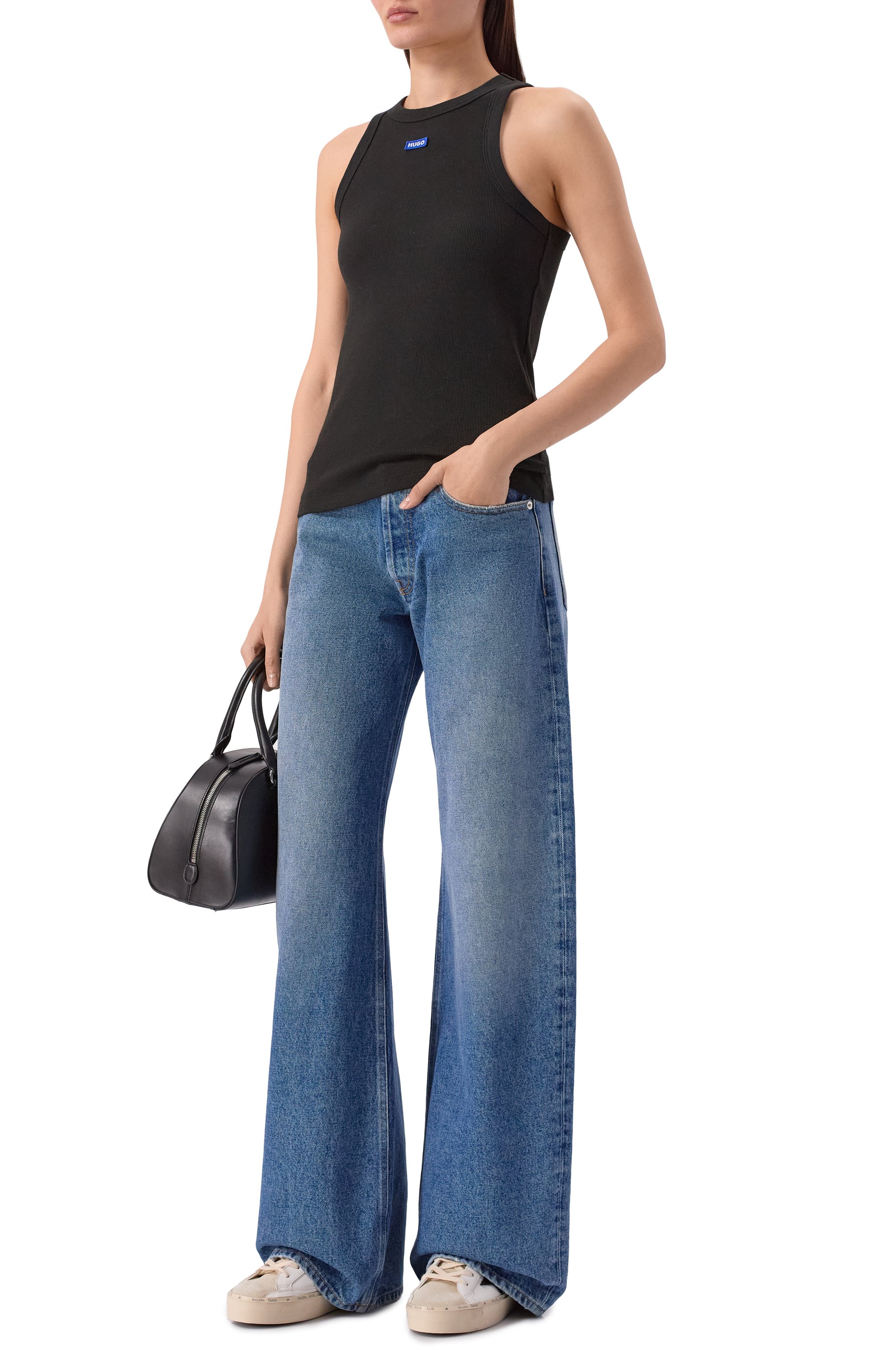 Хлопковая майка HUGO BLUE, арт. 50508857, фото 2