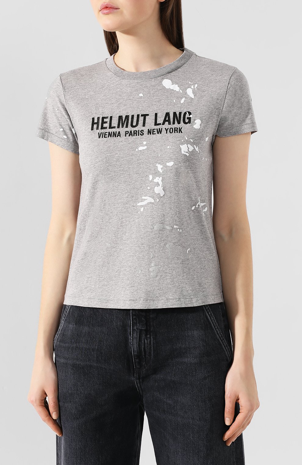 Хлопковая футболка HELMUT LANG, арт. J09DW505, фото 3