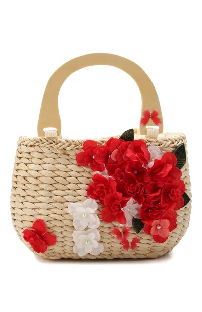 Соломенная сумка MONNALISA, арт. 175014, фото 1